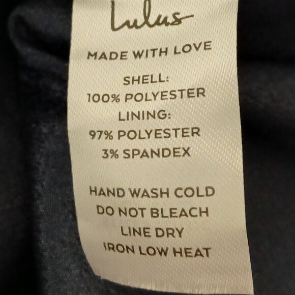 Lulus Mini Skirt XL Mad For Plaid Soft Flannel Lined Side Zip Cream Navy - Picture 8 of 9